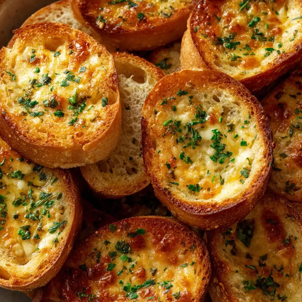 Cheesy Garlic Bread Bites Recipe - Recipe Image