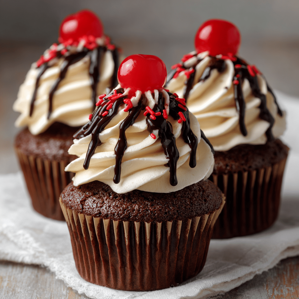 Black Forest Cupcakes Recipe - Recipe Image