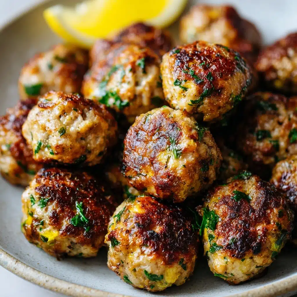 Low Carb Spinach Chicken Meatballs Recipe - Recipe Image