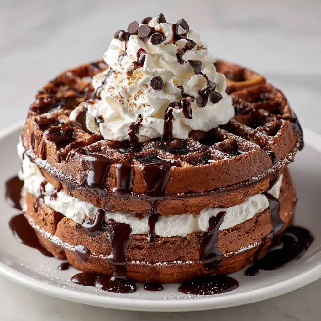 Brownie Waffles Recipe - Recipe Image