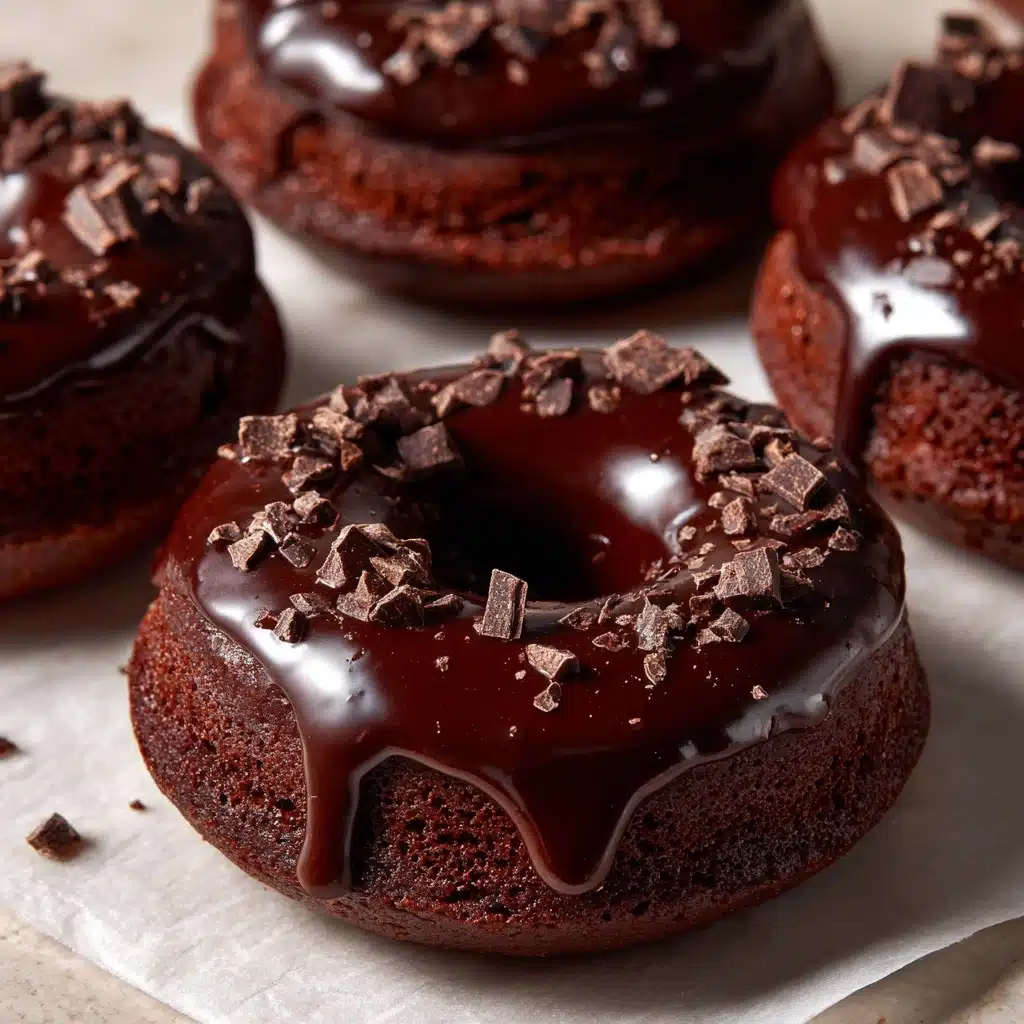Irresistible Chocolate Cake Donuts Recipe - Recipe Image