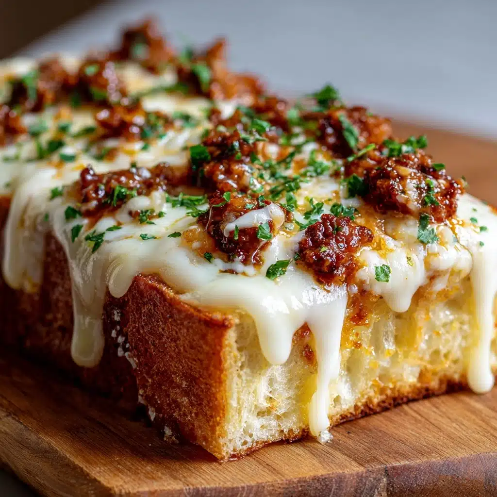 Easy Garlic Philly Cheesesteak Bread Recipe - Recipe Image