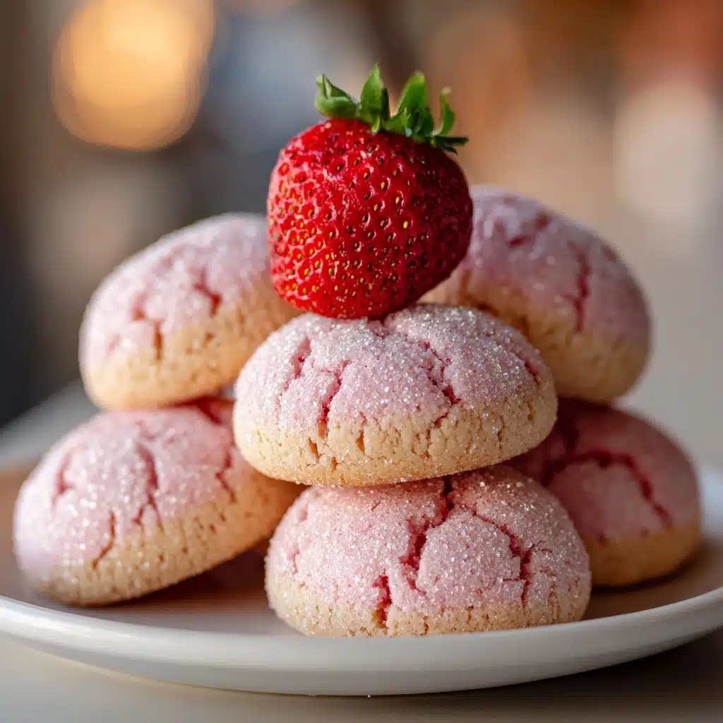Strawberry Kiss Cookies Recipe | Sweet & Delicious Treats Recipe - Recipe Image