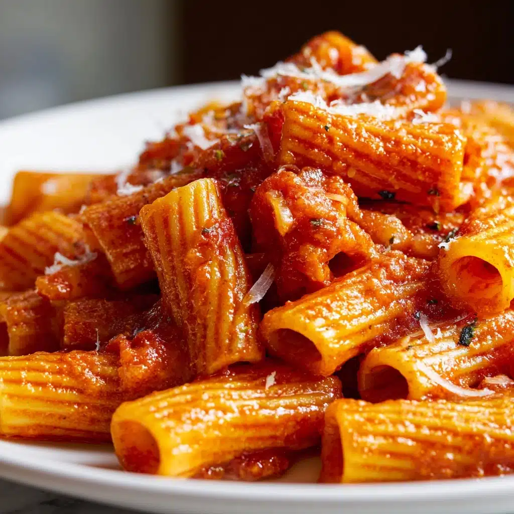 Easy Spicy Rigatoni Pasta Recipe - Recipe Image