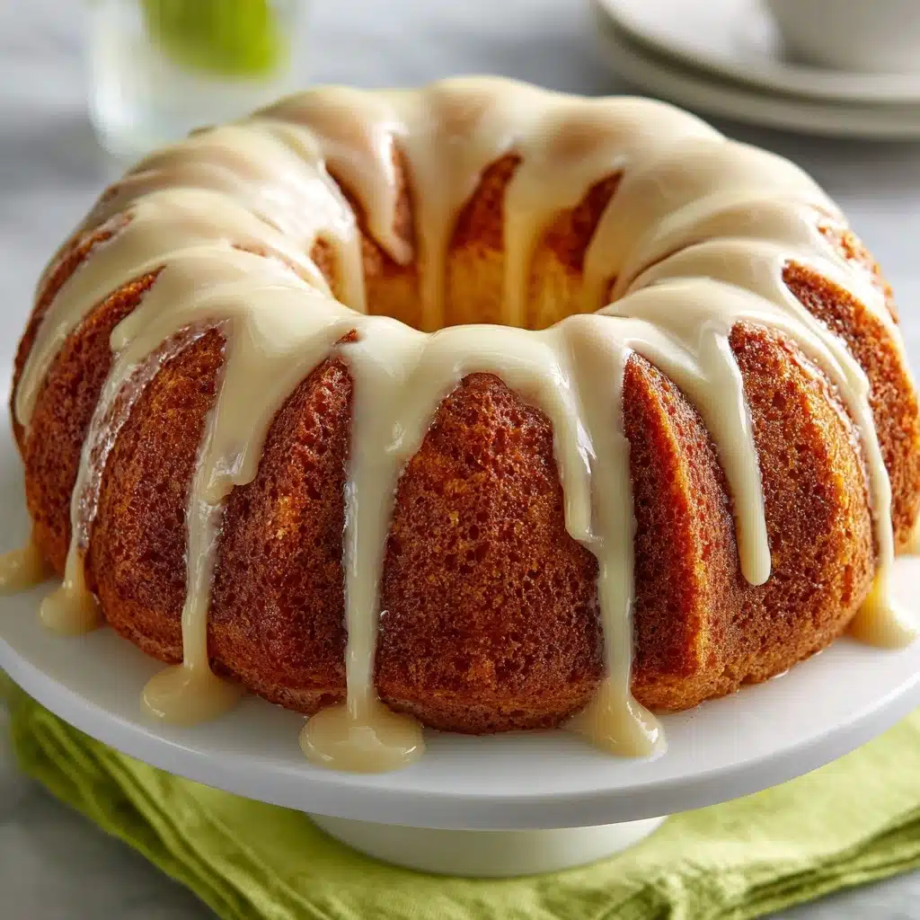 Peach Cobbler Pound Cake Recipe - Recipe Image