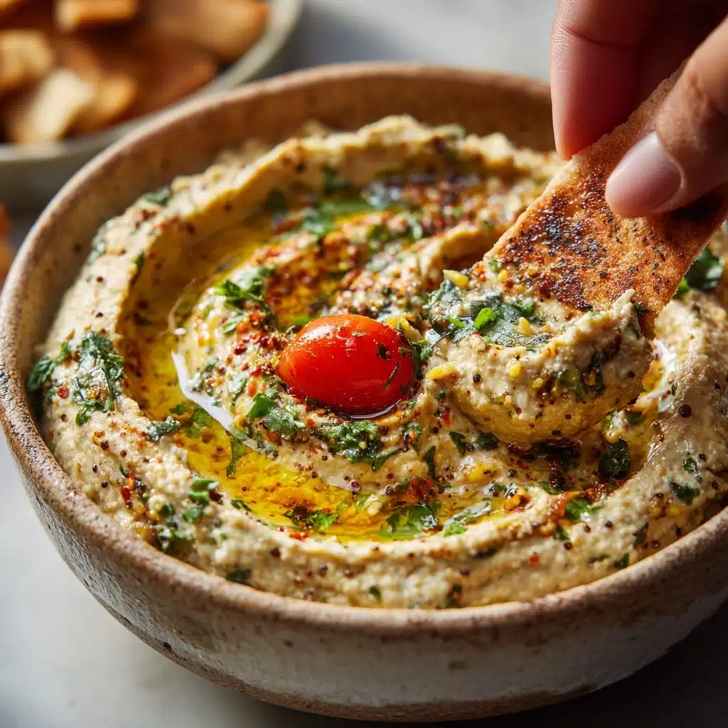 Creamy Lebanese Baba Ganoush Recipe - Recipe Image