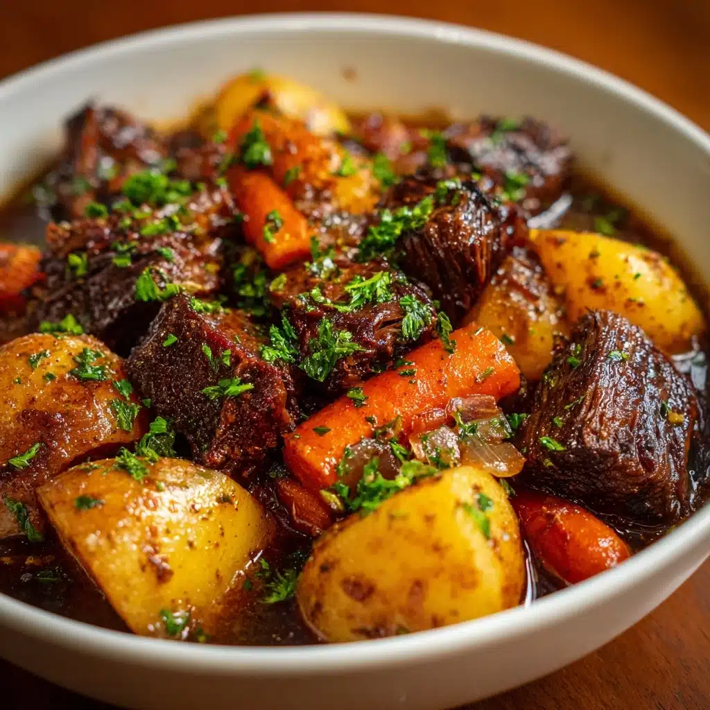 Crockpot Loaded Steak and Potato Bake Recipe - Recipe Image