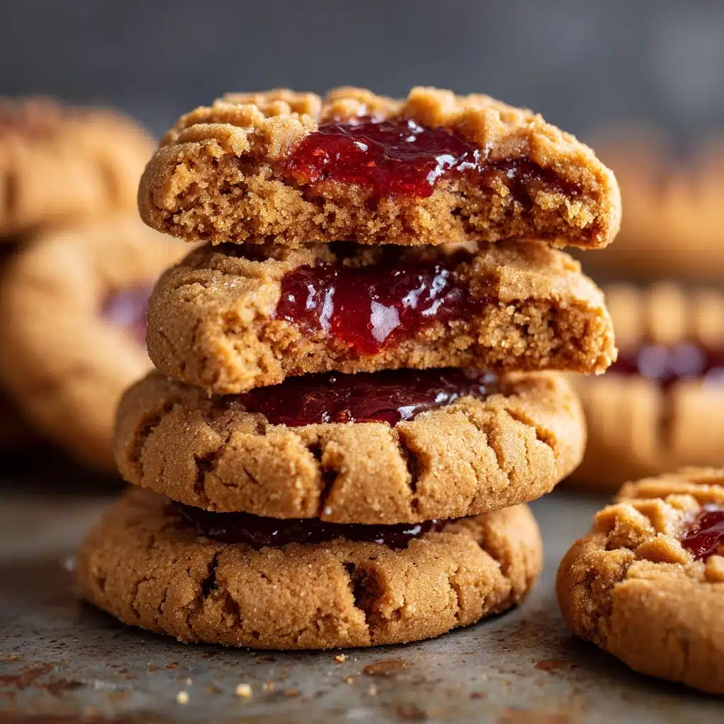 Peanut Butter and Jelly Cookies Recipe - Recipe Image