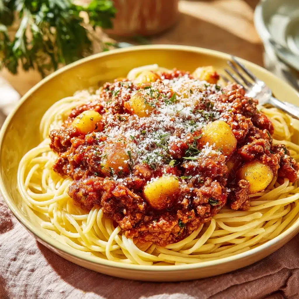 Gnocchi Bolognese Recipe - Recipe Image
