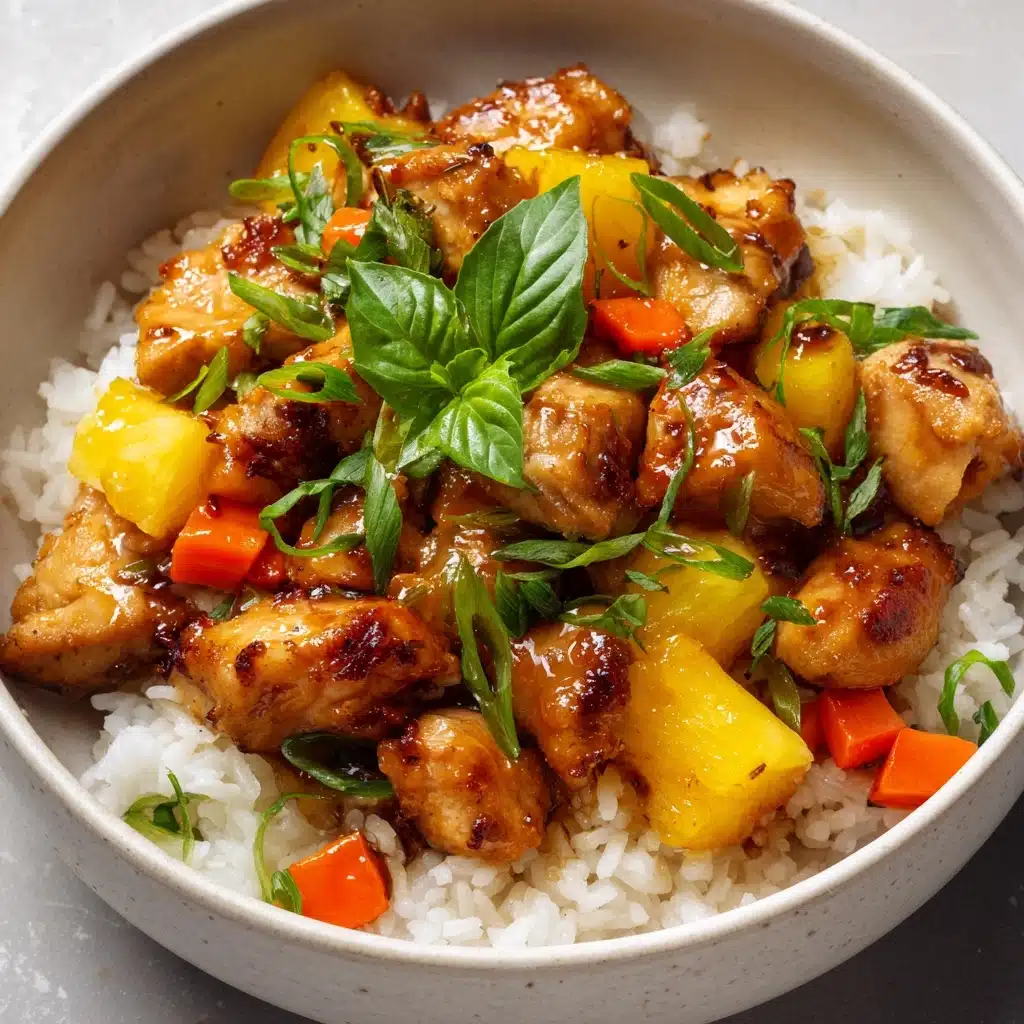Tropical Pineapple Chicken & Rice Delight Recipe - Recipe Image