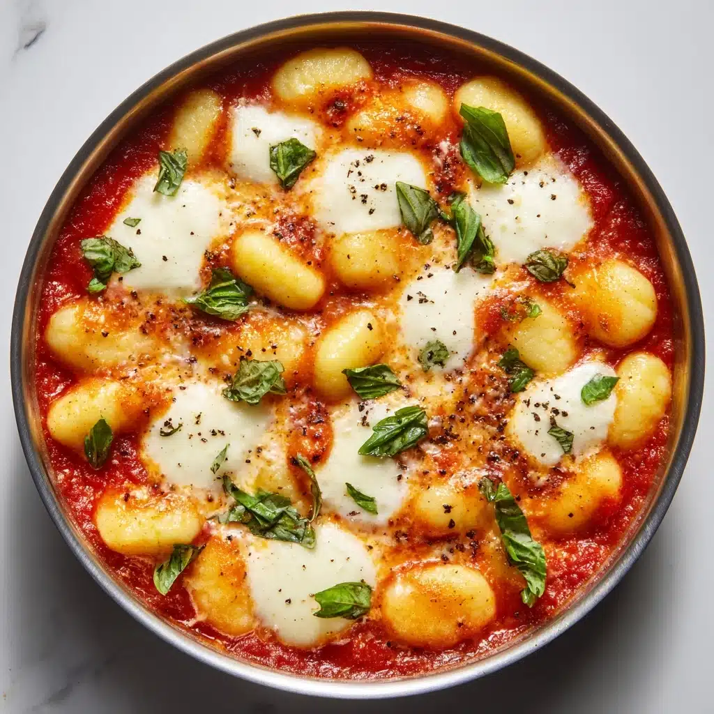 One Pot Tomato Gnocchi with Spinach Recipe - Recipe Image
