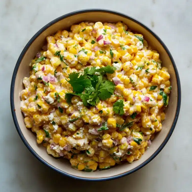 Easy Mexican Street Corn Salad Recipe