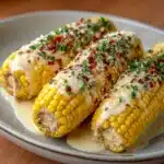 Cheesy Garlic Butter Corn on the Cob Recipe