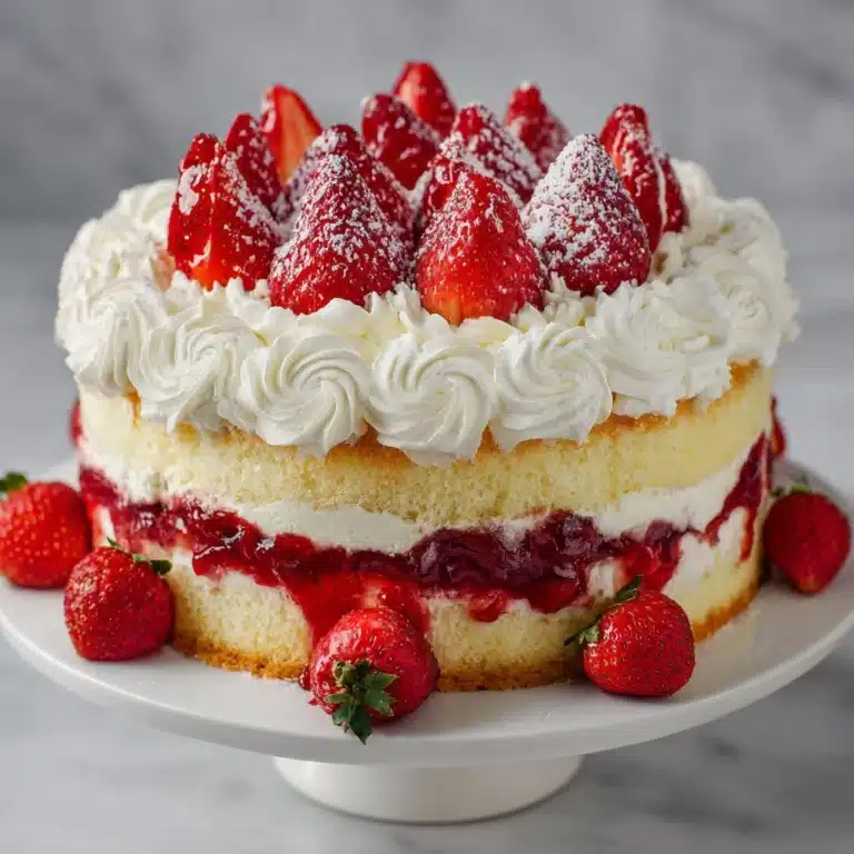 Strawberry Angel Cake Recipe
