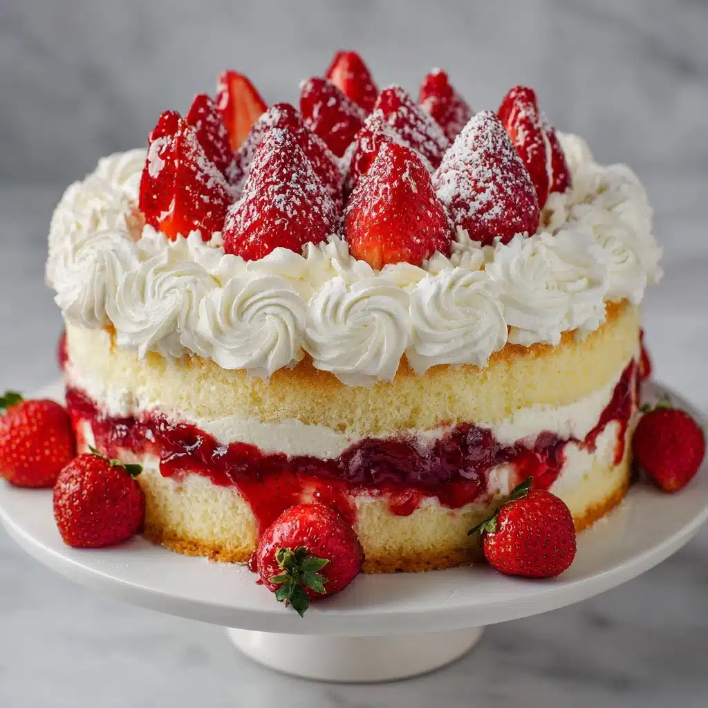 Strawberry Angel Cake Recipe