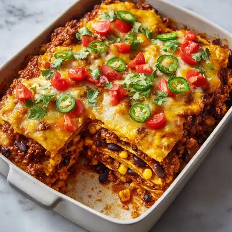 Beef Enchilada Casserole Recipe