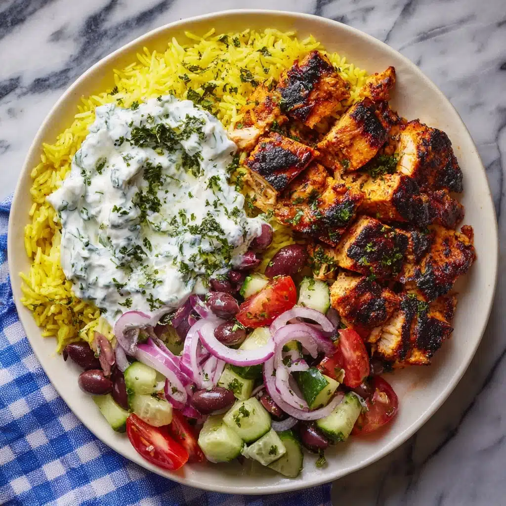 Instant Pot Chicken Souvlaki Rice Recipe - Recipe Image