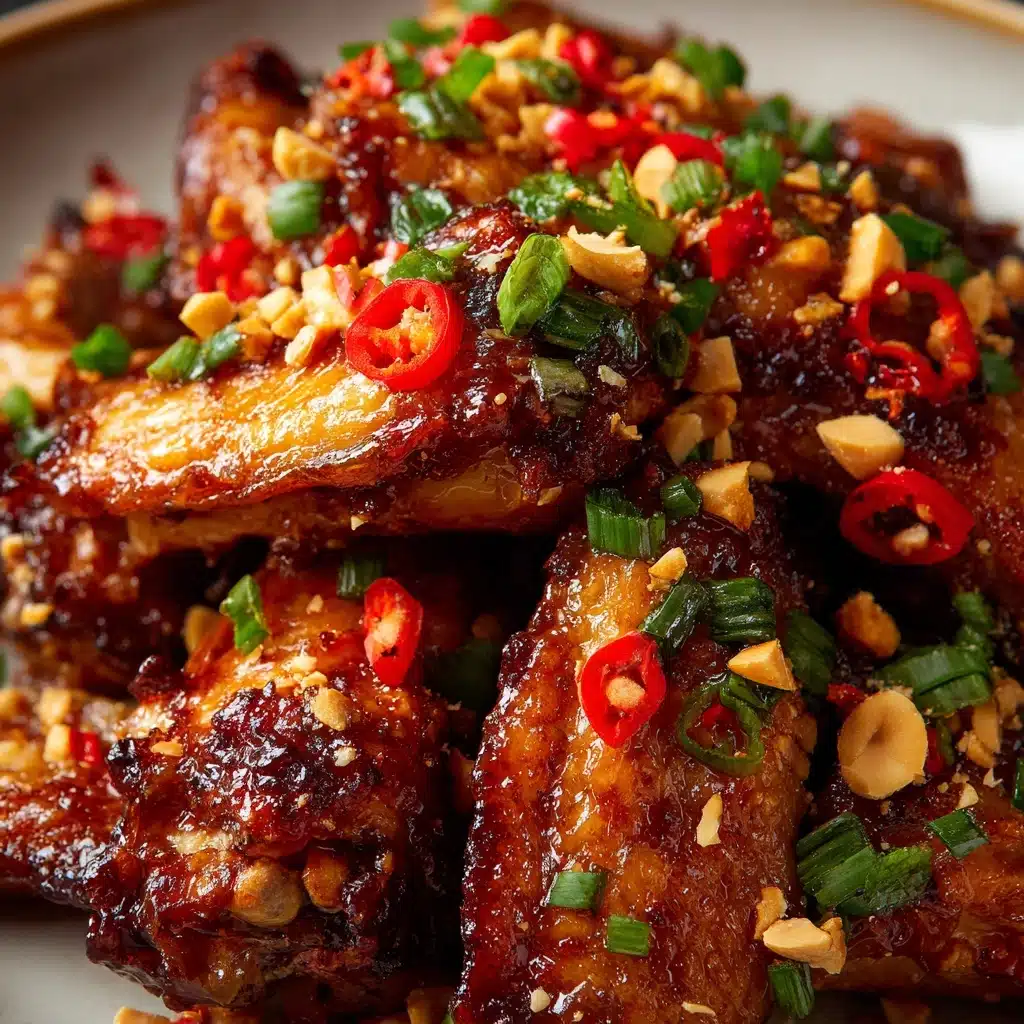 Sticky Lemongrass Chilli Air Fryer Chicken Wings Recipe - Recipe Image