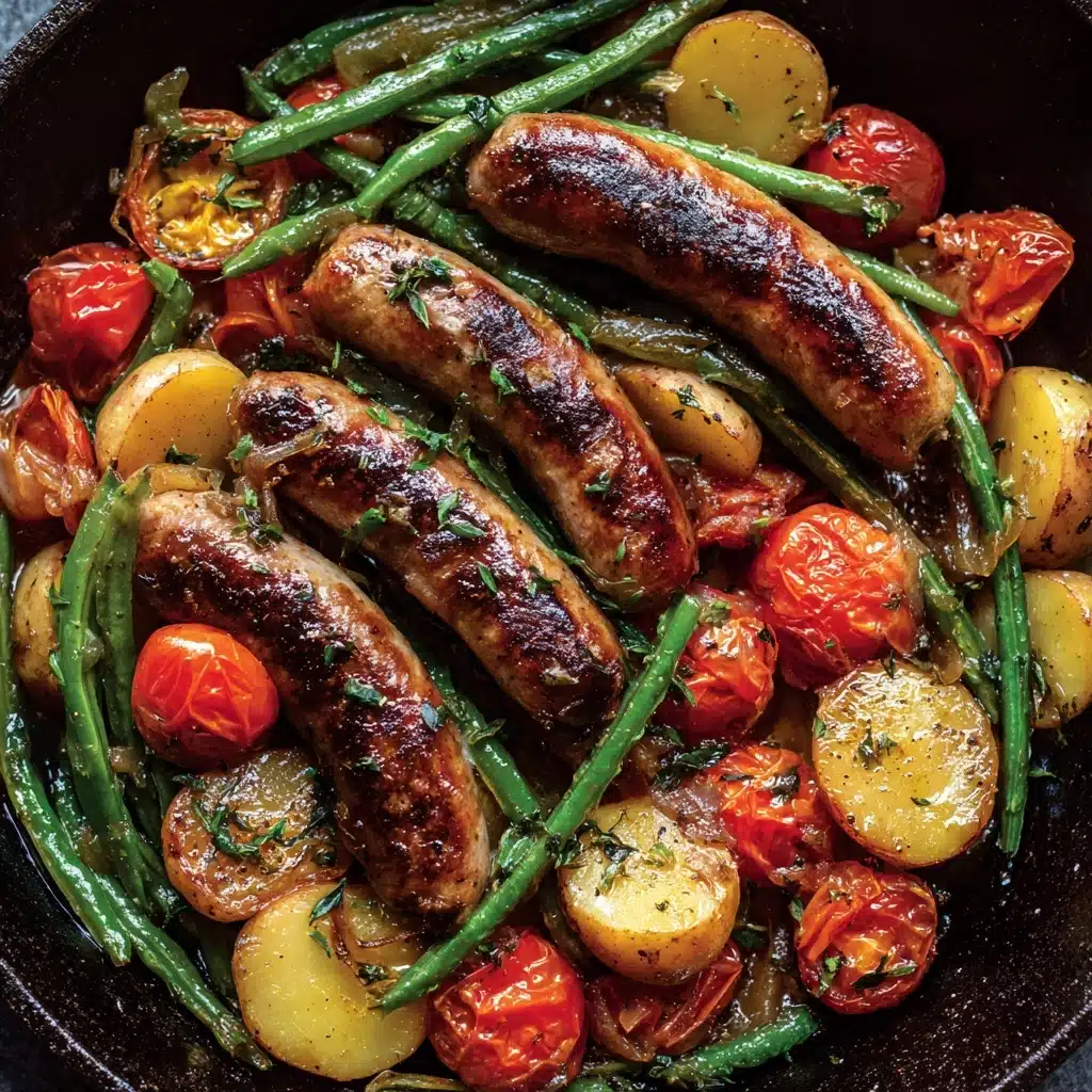 One-Pan Sausage and Vegetables Recipe - Recipe Image