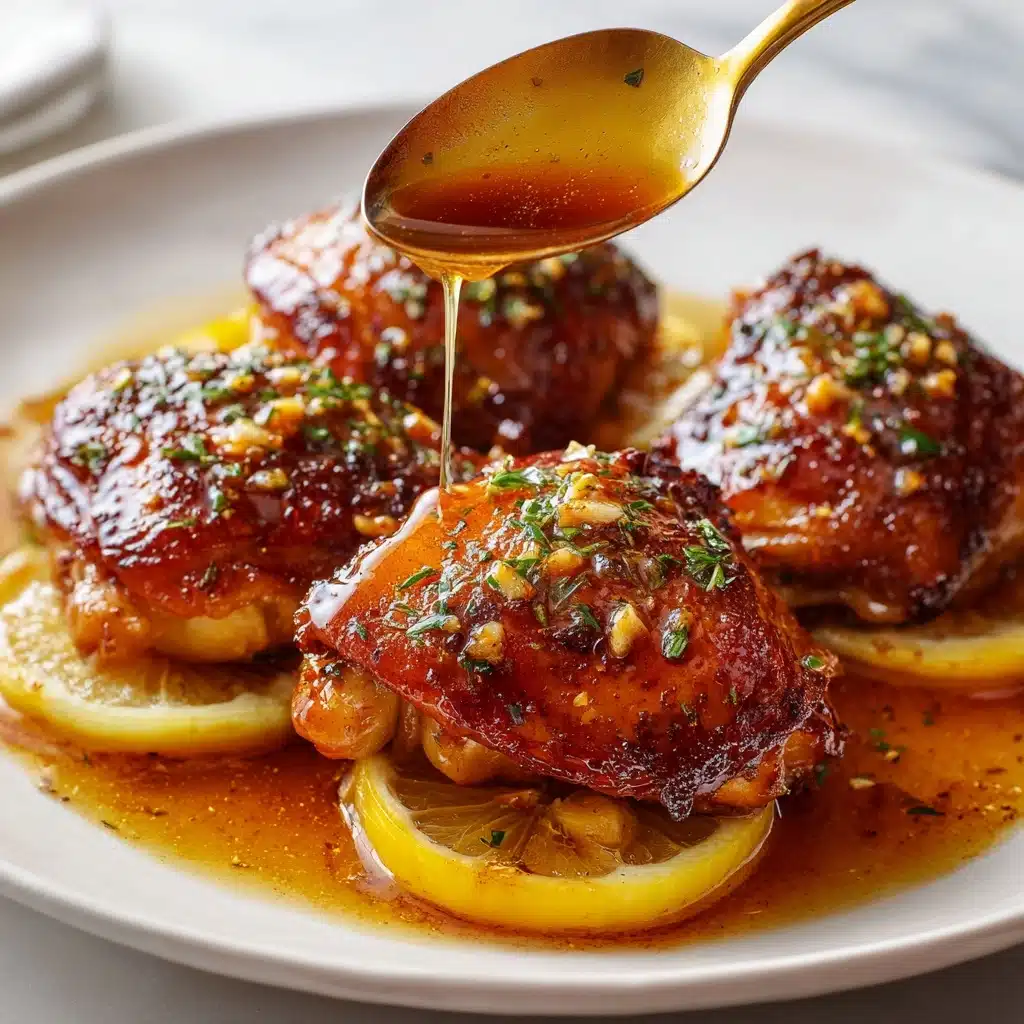 Honey Garlic Lemon Pepper Chicken Thighs Recipe