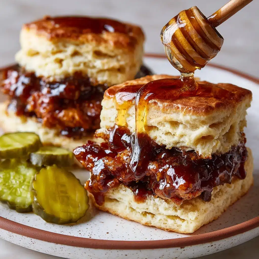 Hot Honey Chicken Biscuits Recipe - Recipe Image