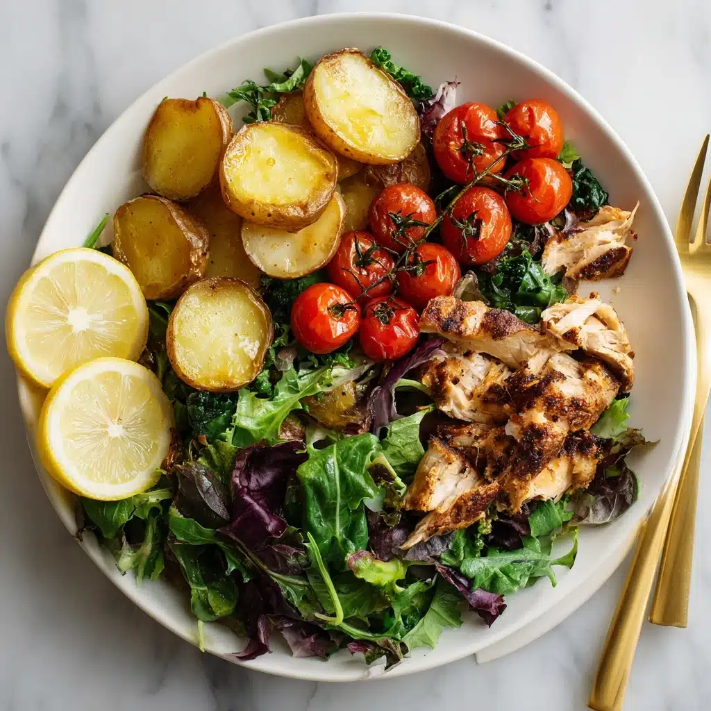 Garlic Chicken Potato Skillet (Country Style) Recipe - Recipe Image