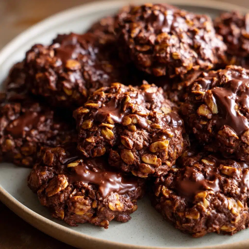 No-Bake Chocolate Coconut Cookies Recipe - Recipe Image