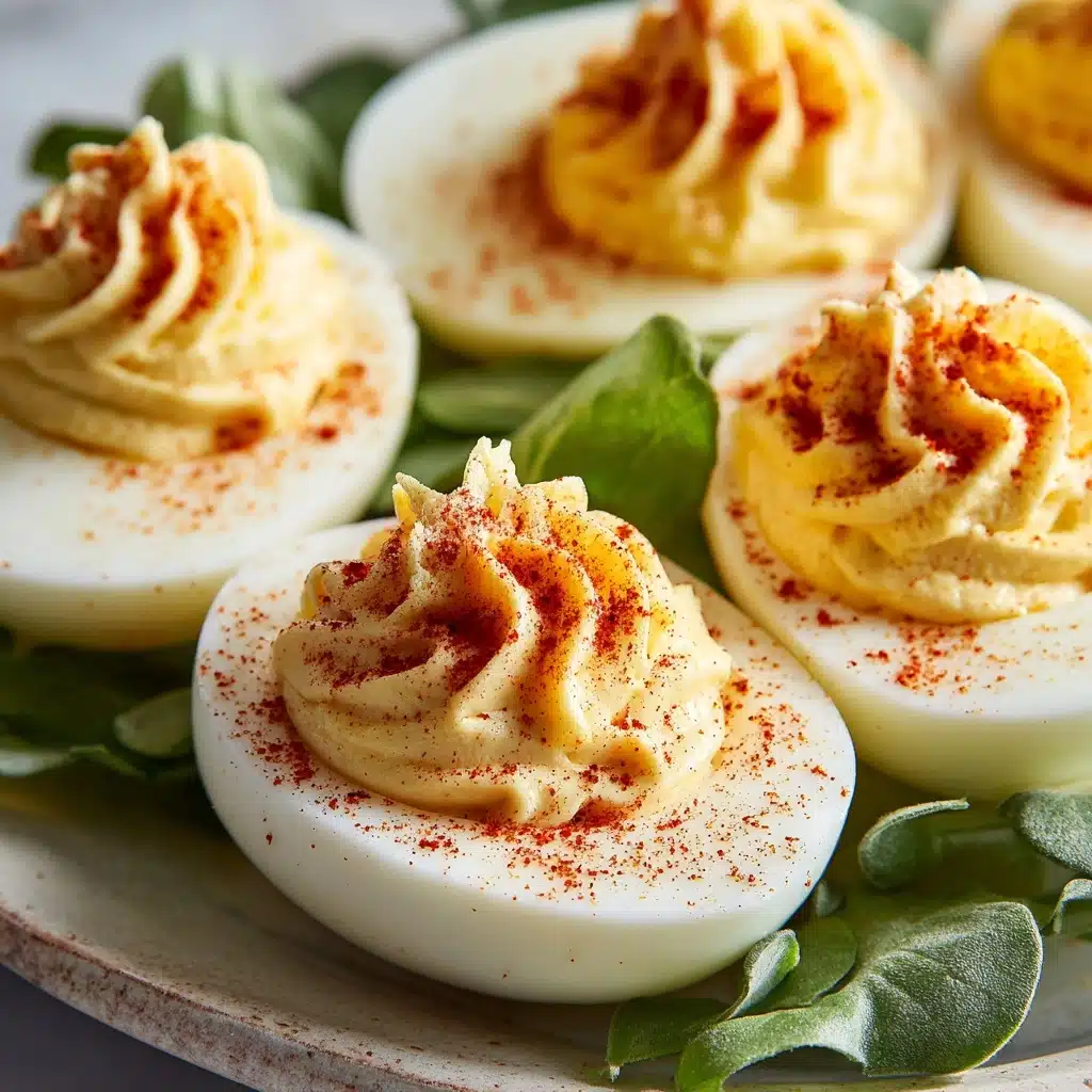 Deviled Egg Tulips Recipe - Recipe Image