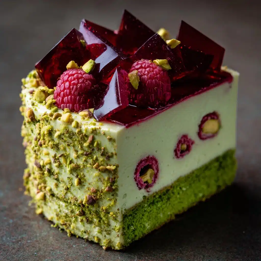 Raspberry Delight Pistachio Cake Extravaganza Recipe - Recipe Image