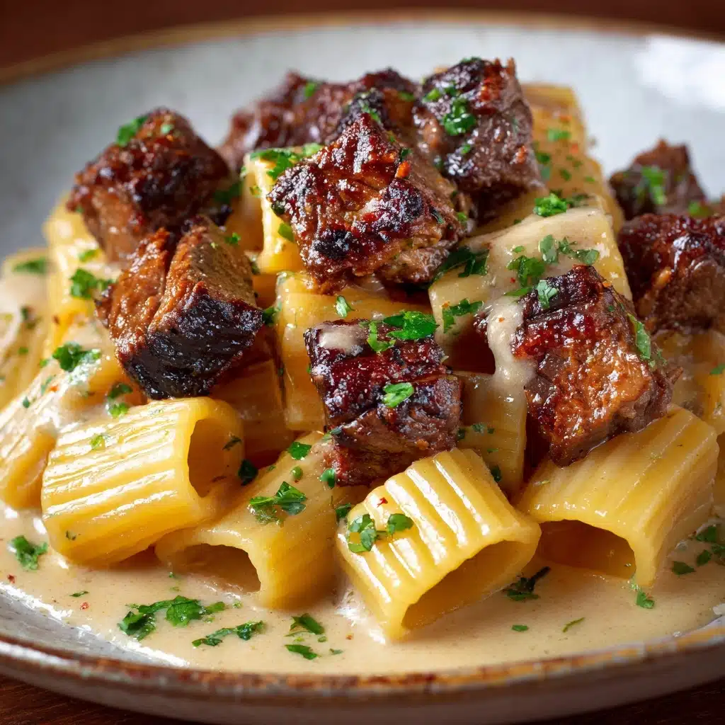 Creamy Steak Pasta Dinner Recipe - Recipe Image