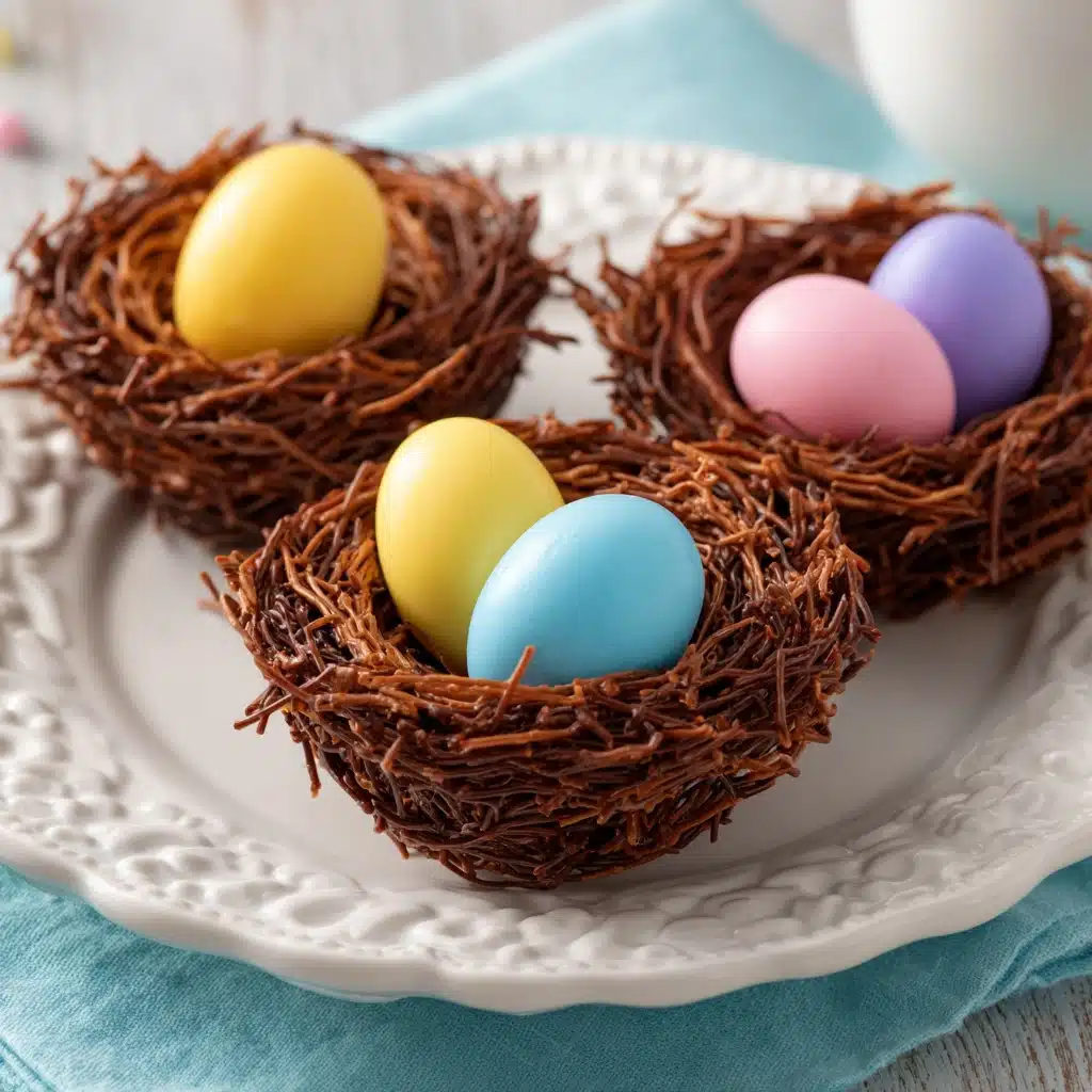 Easter Birds Nest Cookies Recipe - Recipe Image