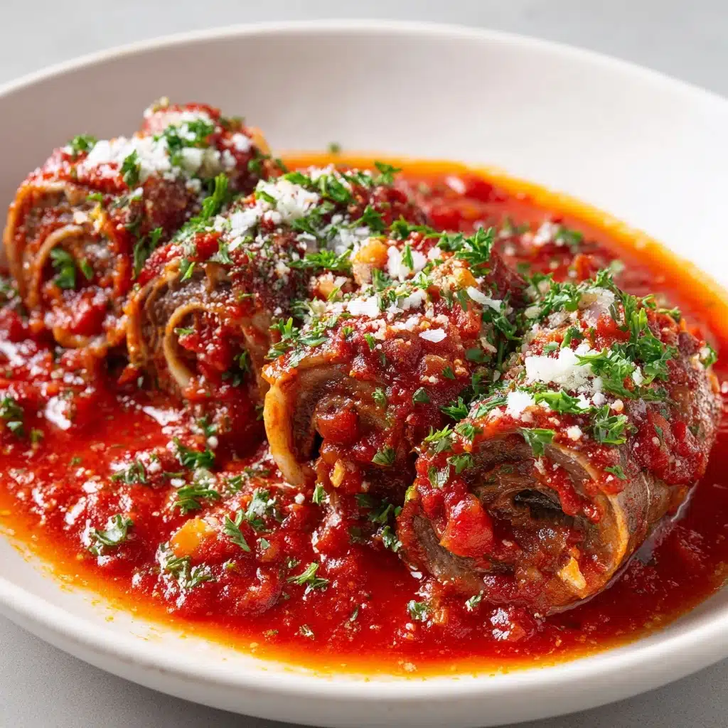 Beef Braciole (Involtini) – Traditional Italian Braciole al Sugo Recipe - Recipe Image