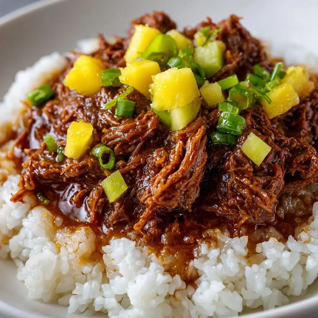 Crockpot Hawaiian BBQ Chicken: An Incredible Tropical Taste Sensation Recipe - Recipe Image