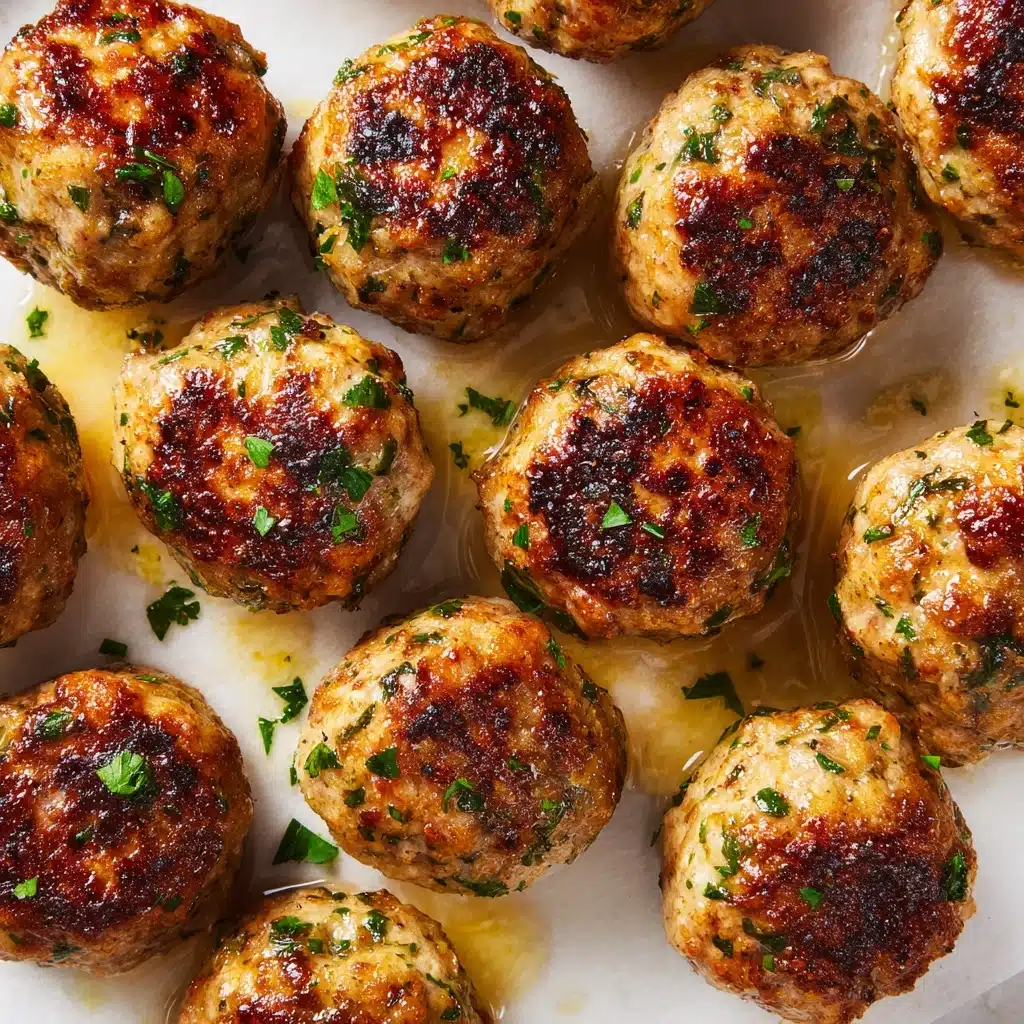 Italian-Style Chicken Meatballs Recipe - Recipe Image