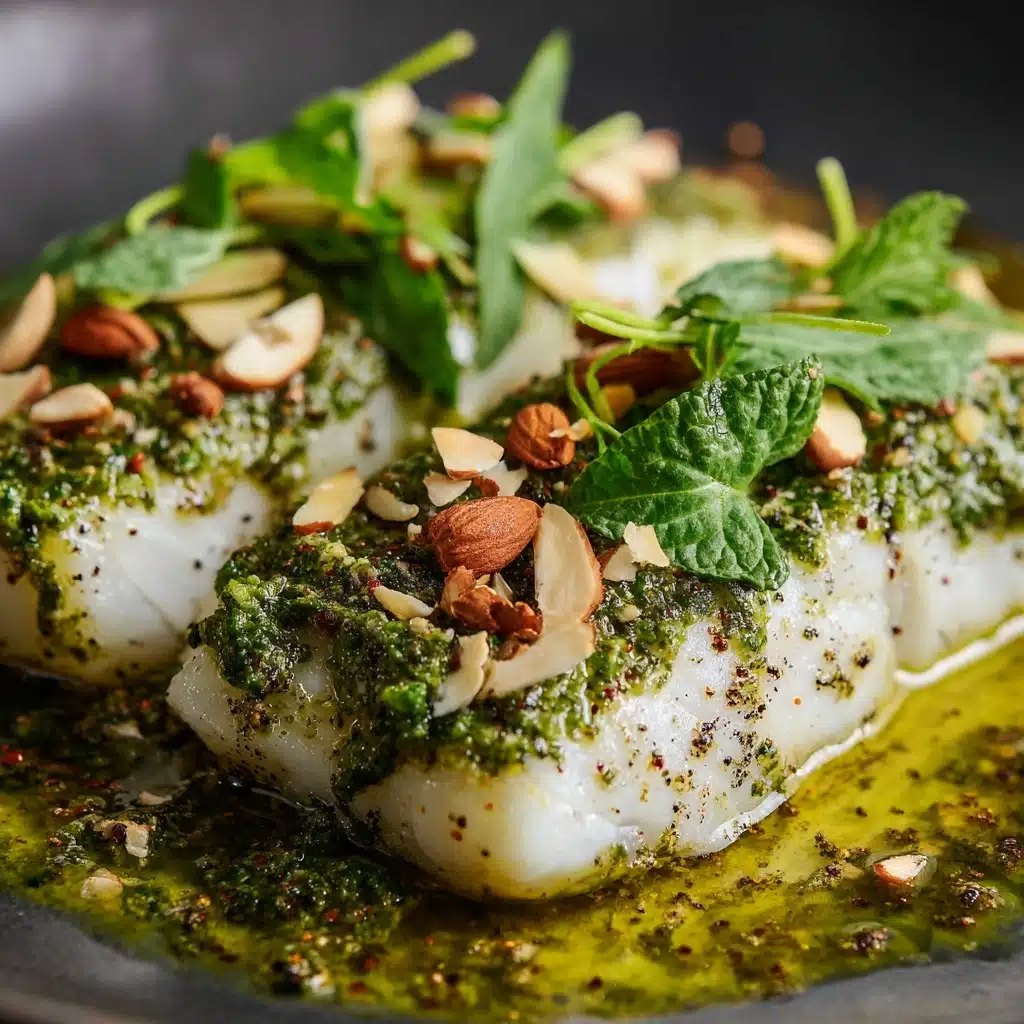 Keto Chilean Seabass with Walnut Pesto Crust: An Amazing Ultimate Recipe - Recipe Image