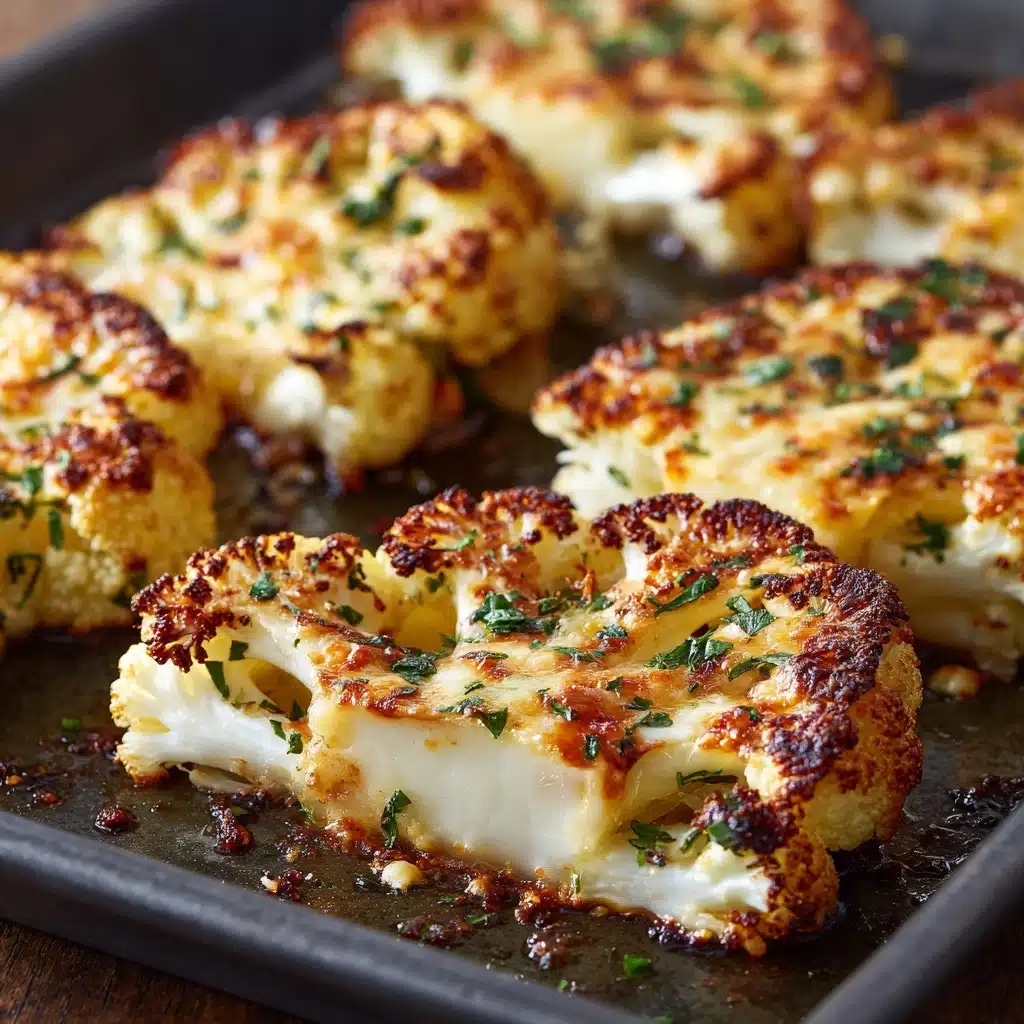 Easy Cheesy Cauliflower Steaks To Try Tonight Recipe - Recipe Image