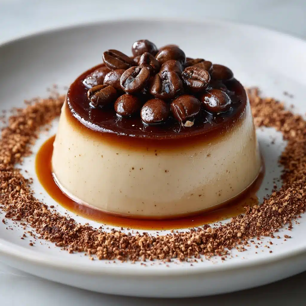 Coffee Panna Cotta with Vanilla Cream Recipe - Recipe Image