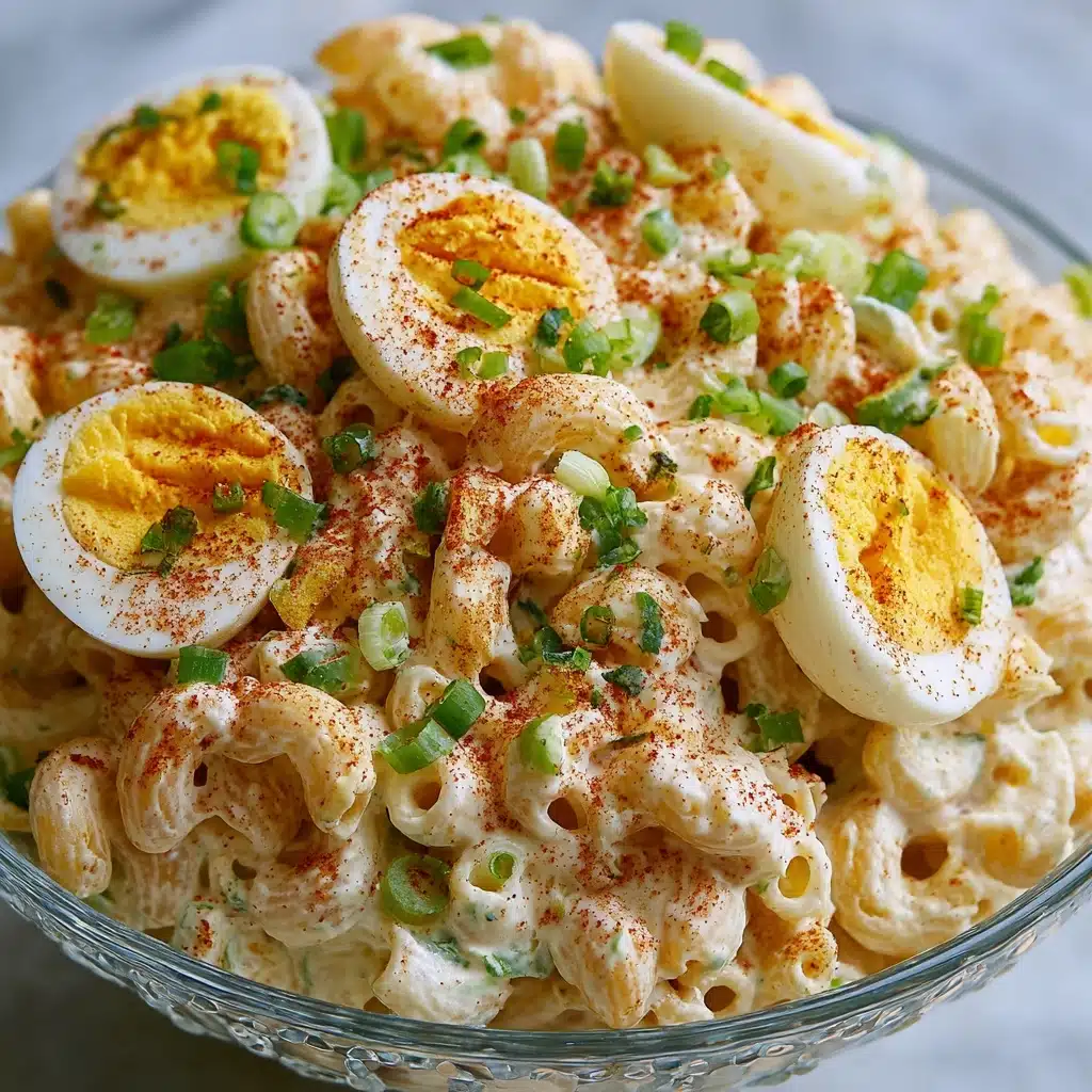 Deviled Egg Macaroni Salad: A Creamy, Tangy Delight Recipe - Recipe Image