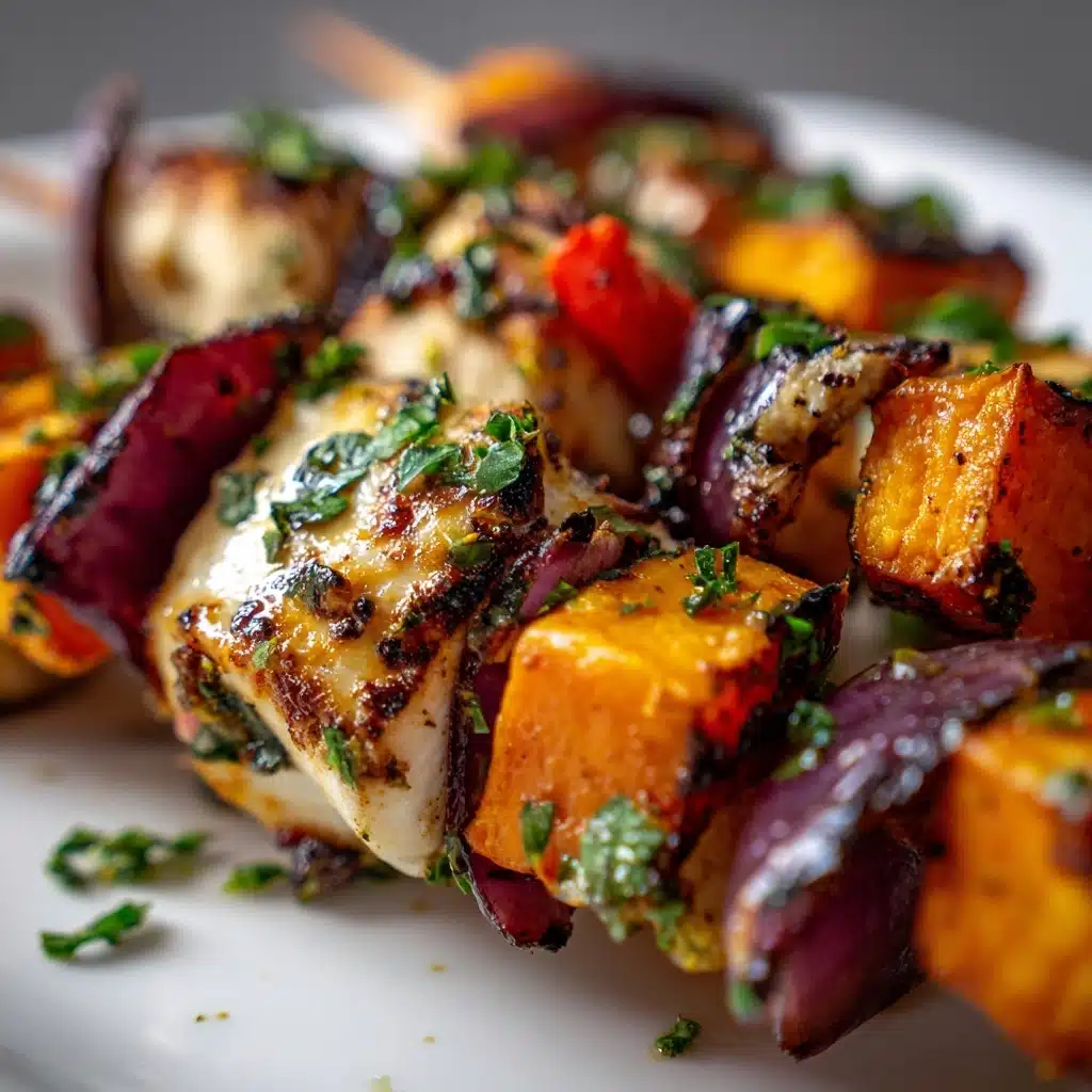 Chicken and Sweet Potato Kebabs Recipe - Recipe Image