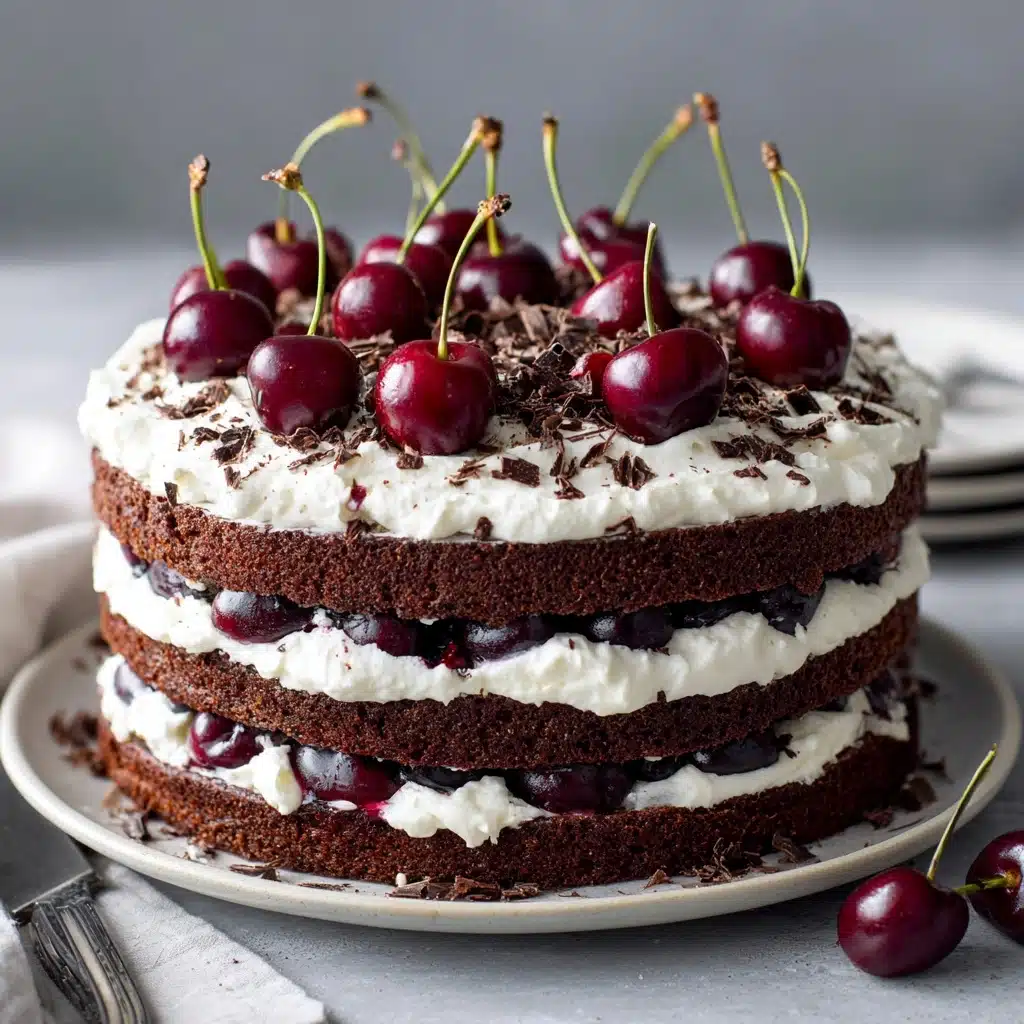 Chocolate & Cherry Delight Recipe - Recipe Image