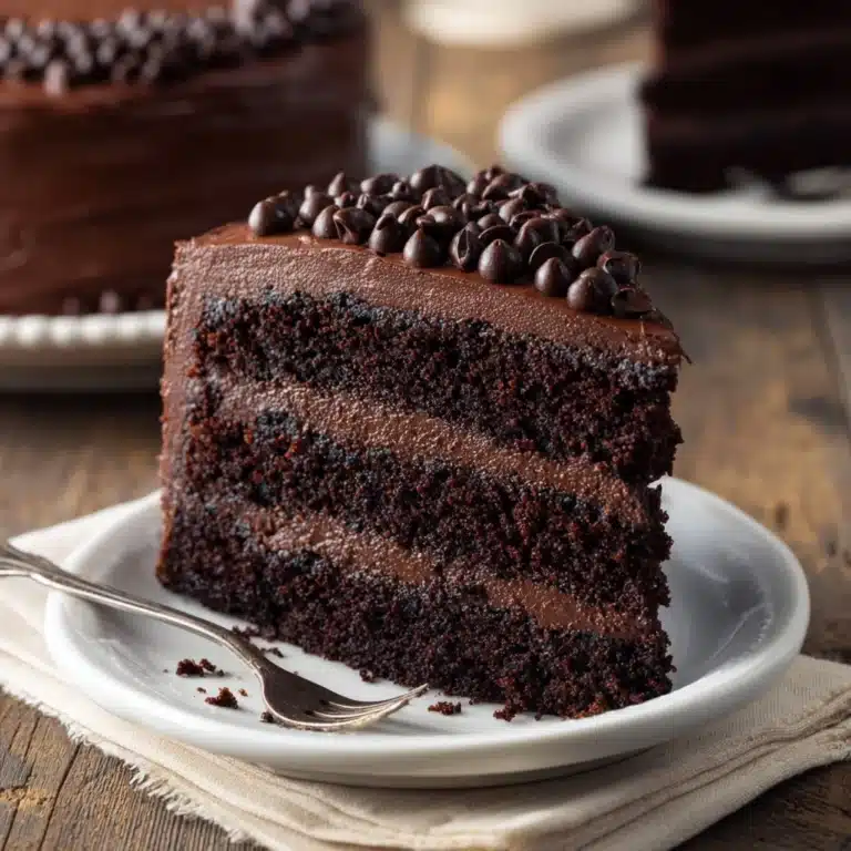 Triple Chocolate Cake Recipe