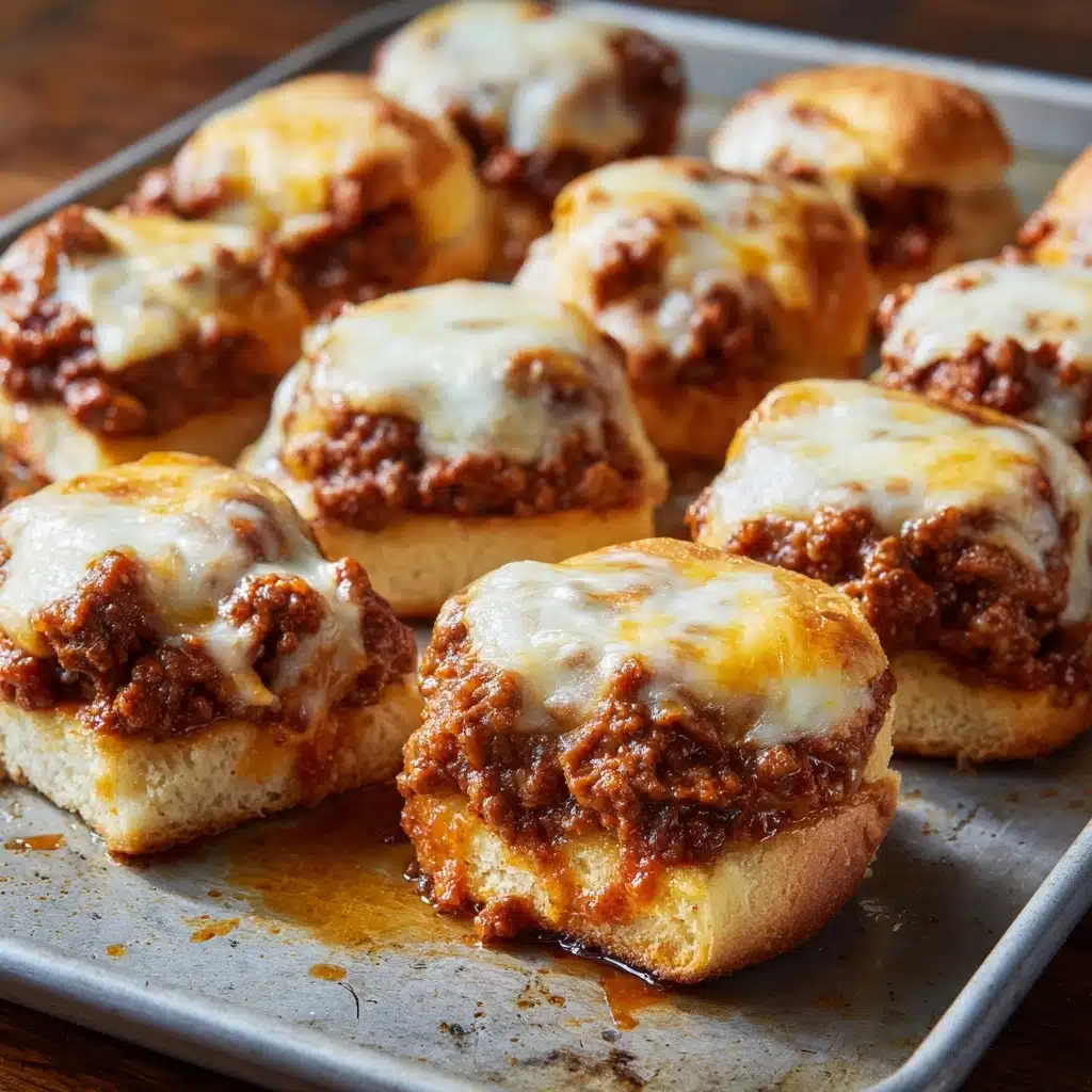 Old School Pizza Burgers Recipe - Recipe Image