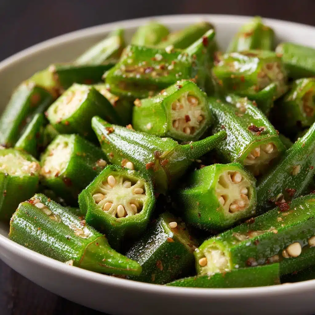 Air Fryer Frozen Okra Recipe - Recipe Image
