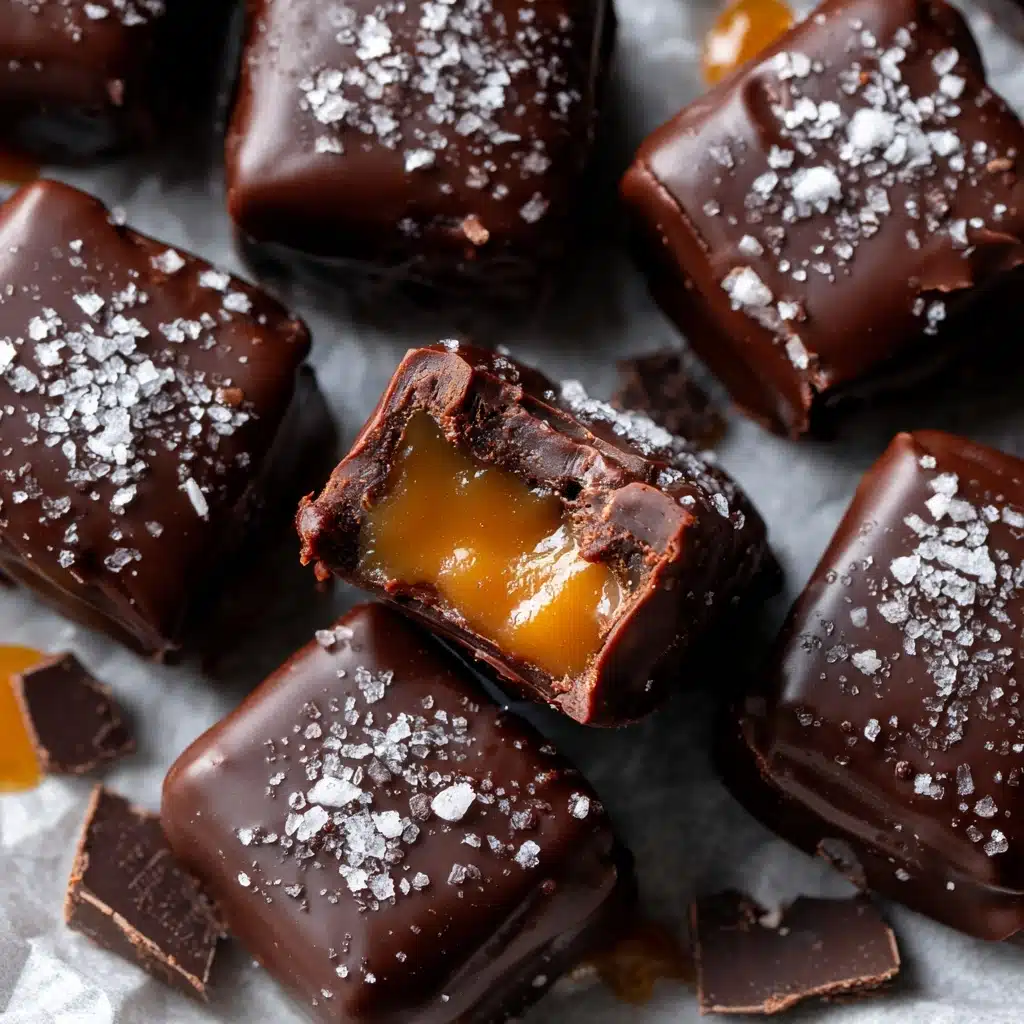 Homemade Chocolate Caramels Recipe - Recipe Image