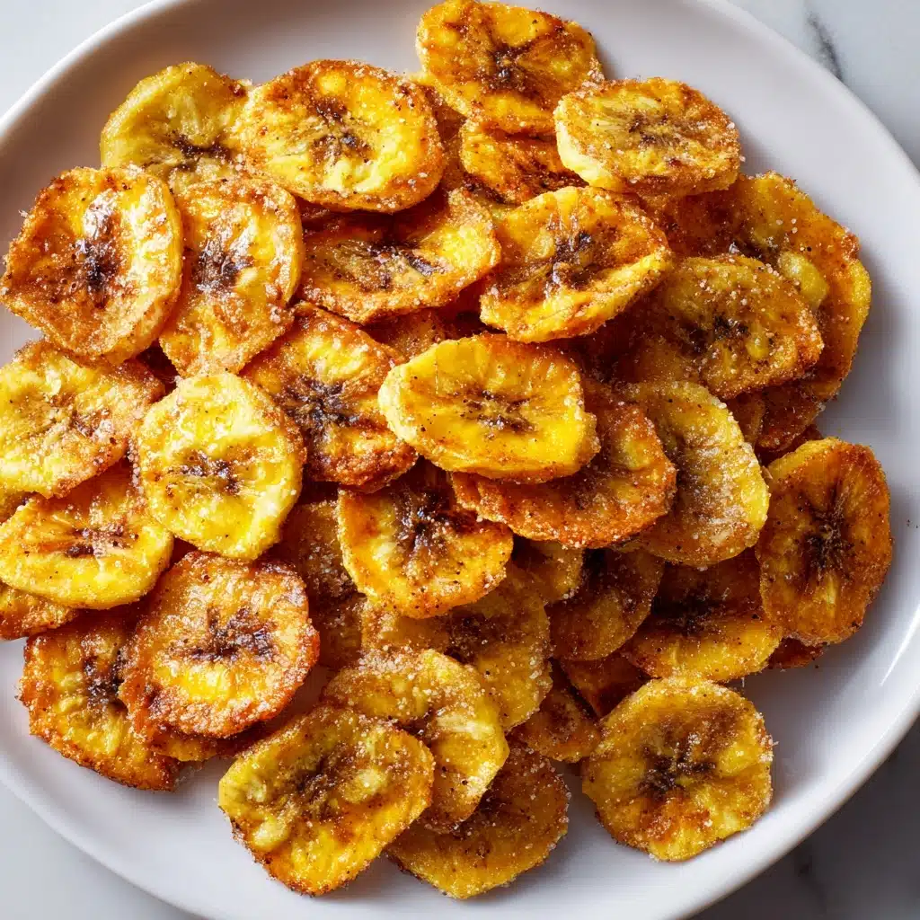 Cinnamon-Sugar Air Fryer Banana Chips Recipe - Recipe Image