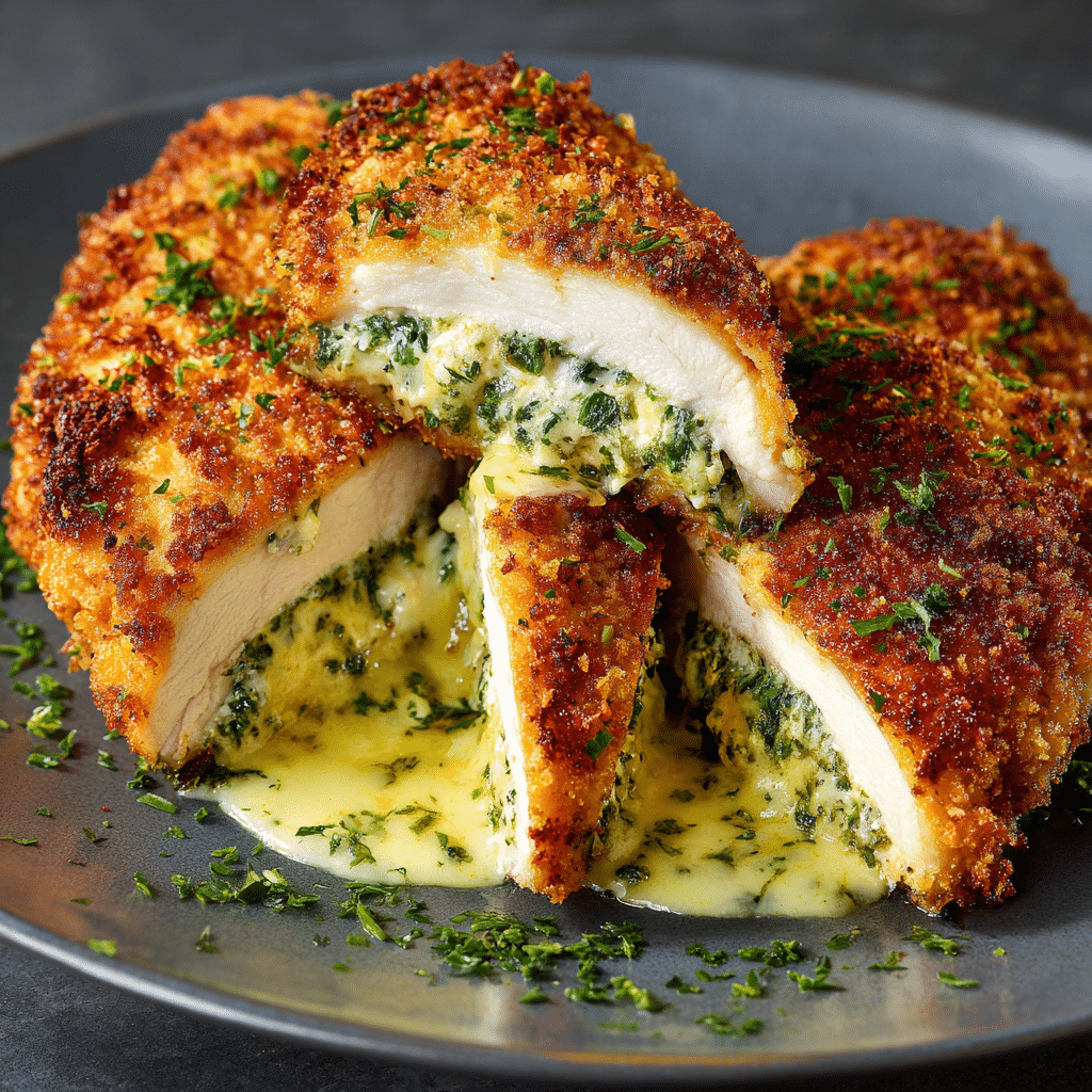 Chicken Kiev with Garlic Butter Recipe - Recipe Image