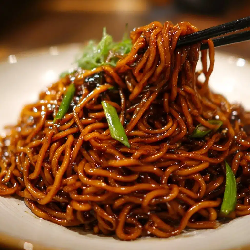 Soy Sauce Pan-Fried Noodles Recipe - Recipe Image