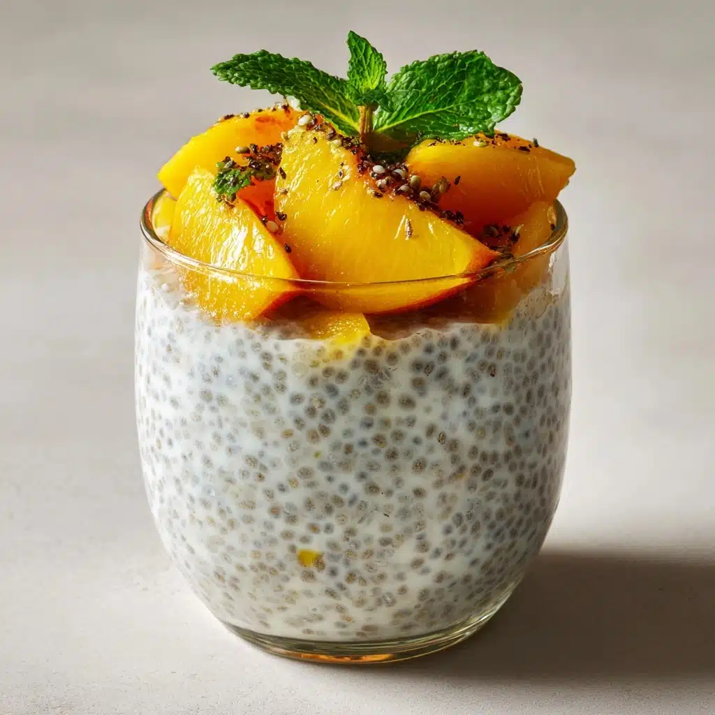 Great Peach Chia Pudding Recipe - Recipe Image