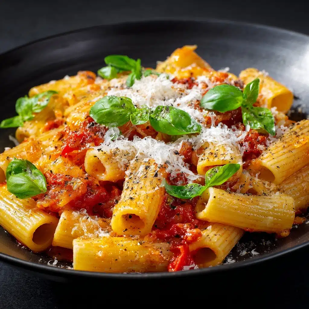 Pasta with Tomato Sauce and Vegetables Recipe - Recipe Image