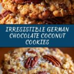 Decadent German Chocolate Cookies with Coconut Recipe
